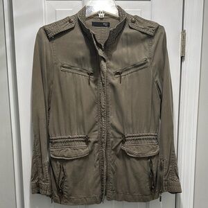 MAZARA Olive Green Military Jacket